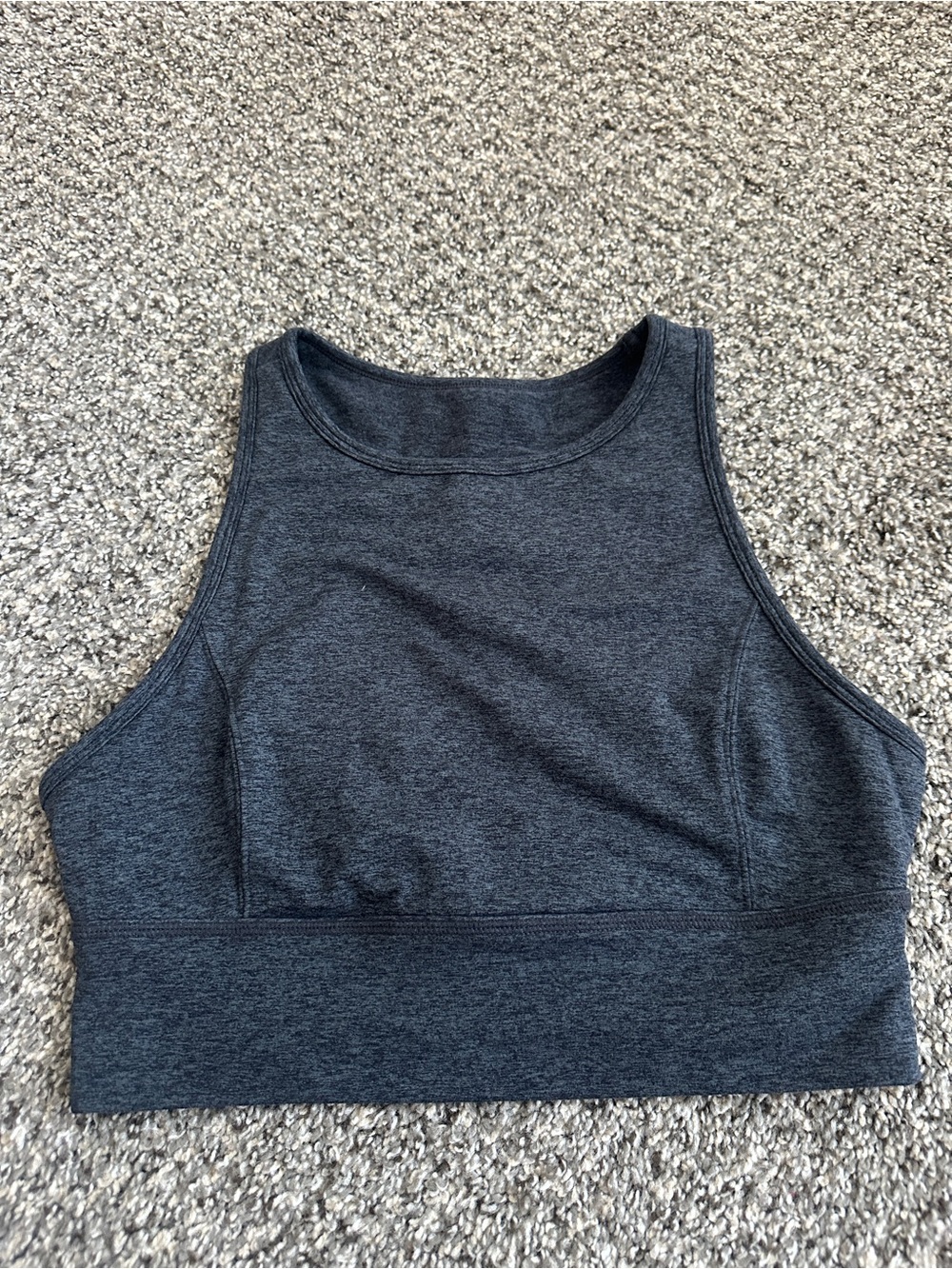 Joy Lab Dark Grey High Neck Sports Bra